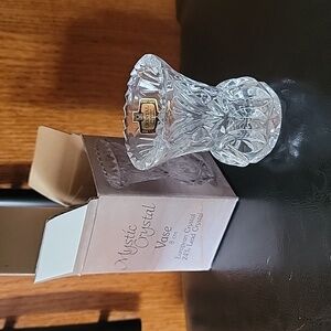 Vintage crystal vase